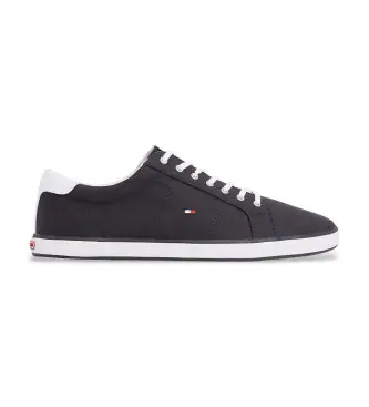 per uomo FM0FM00596 Scarpe da ginnastica in tela con lacci blu scuro (47), Tessuto, Stringhe, Casual, Navy