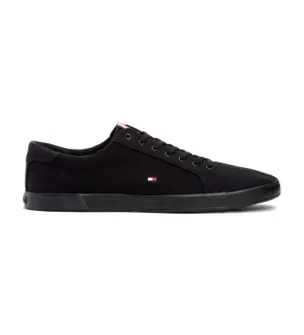 per uomo FM0FM00596 Sneakers in tela nera con lacci (46), Nero, Tessuto, Basso, Stringhe, Casual