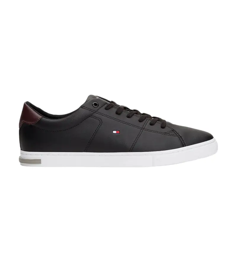 per uomo FM0FM04047 Sneakers Essential Leather Vulcanized in pelle nera (44), Nero, Basso, Stringhe, Casual