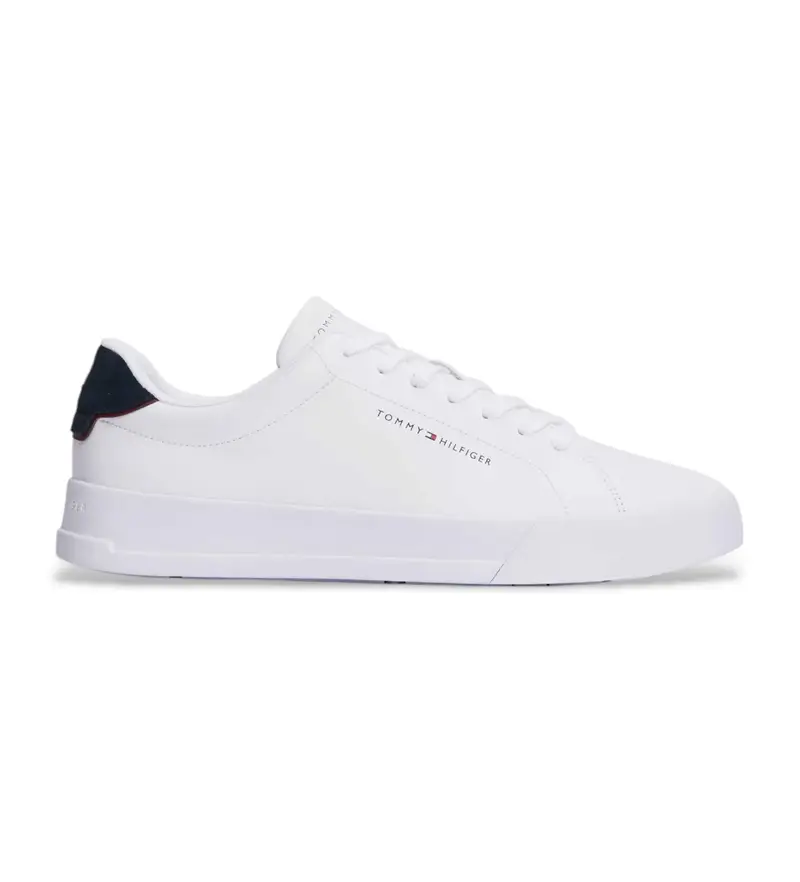 per uomo FM0FM05367 Scarpe da tennis in pelle con logo bianco (40), Basso, Stringhe, Casual