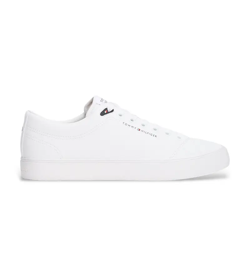 per uomo FM0FM05511 Sneakers in mesh con logo ricamato bianco (41), Basso, Stringhe, Casual