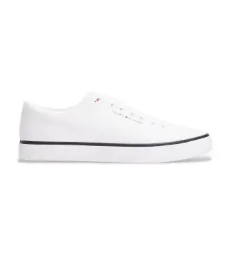 per uomo FM0FM05513 Sneakers in mesh con logo ricamato bianco (44), Basso, Stringhe, Casual