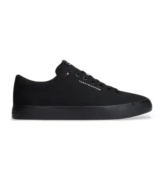 per uomo FM0FM05817 Sneakers in tela con logo nero (41), Tessuto, Basso, Stringhe, Casual