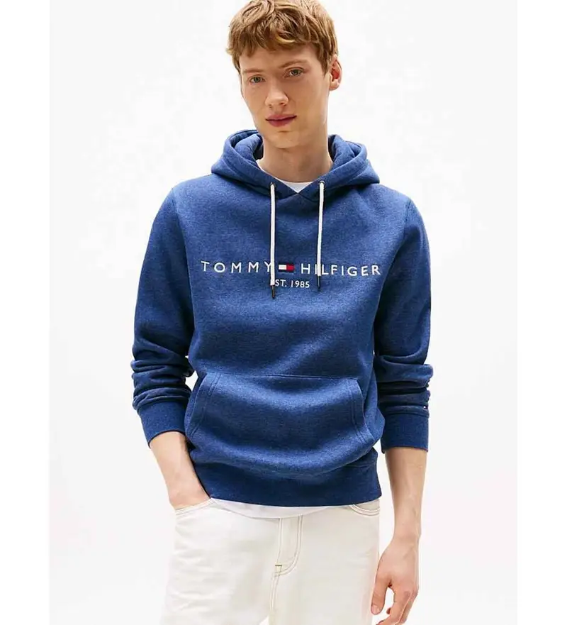 per uomo MW0MW11599 Felpa con cappuccio blu con coulisse (M), Casual, Cotone