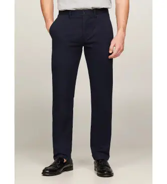 per uomo MW0MW28884 Pantaloni chino blu scuro della collezione Denton 1985 (38/36), Casual, Cotone biologico, Sostenibile, N