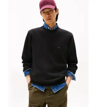 per uomo MW0MW37237 Felpa nera in peluche (L), Nero, Casual, Cotone