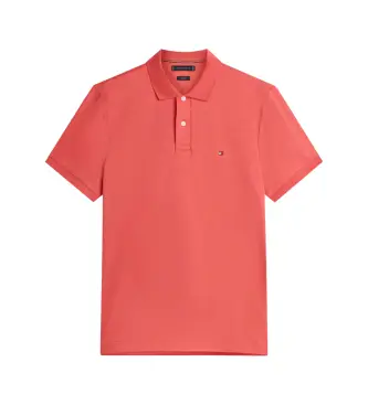 per uomo MW0MW39994 Polo con logo rosso ricamato (L), Casual, Cotone, Manica corta