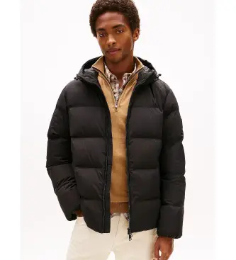 per uomo MW0MW40616 Giacca imbottita con cappuccio nero (XL), Casual, Polister riciclato, Sostenibile