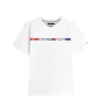 per uomo MW0MW42368 T-shirt bianca Brand Love (L), Bianco, Casual, Cotone, Manica corta