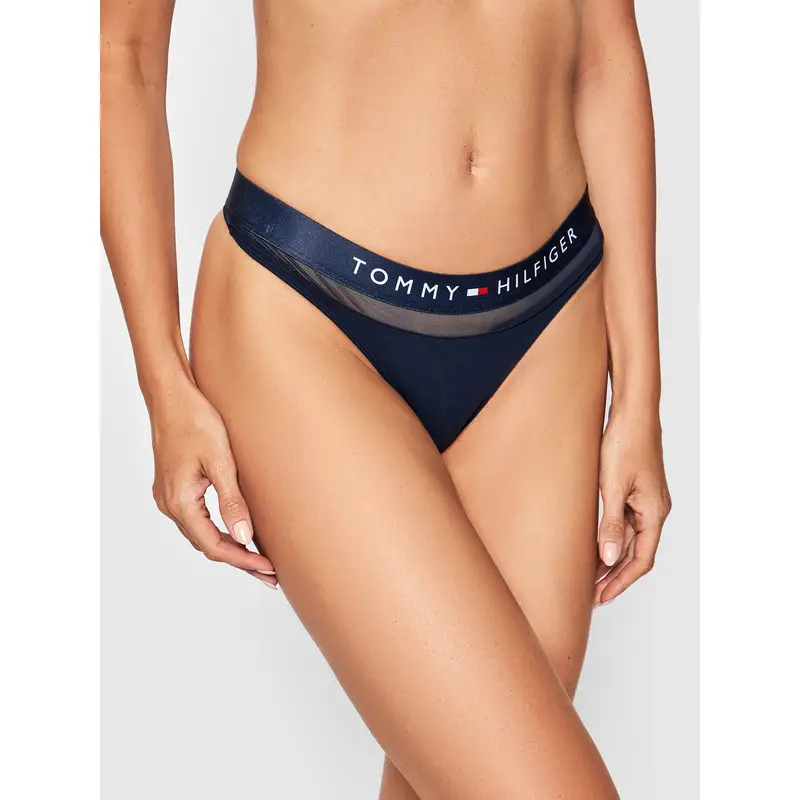 Perizoma Thong UW0UW00064 Blu scuro