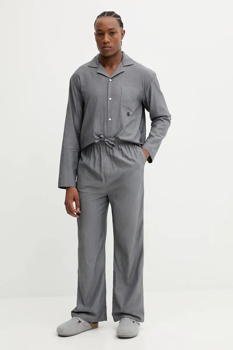 pigiama in lana uomo colore grigio UM0UM03694