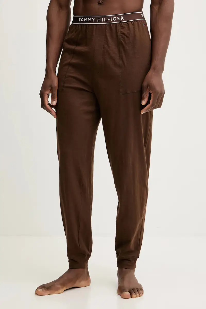 pigiama in lana uomo colore marrone UM0UM03609 miniatura 3