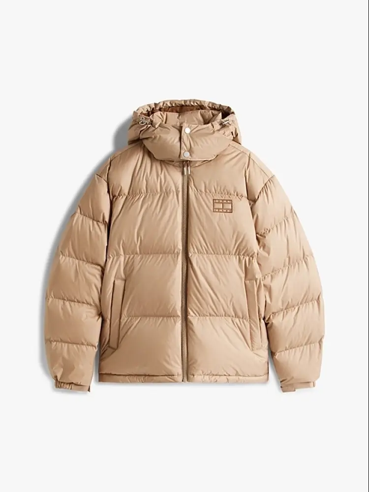 piumino alaska in ripstop idrorepellente beige