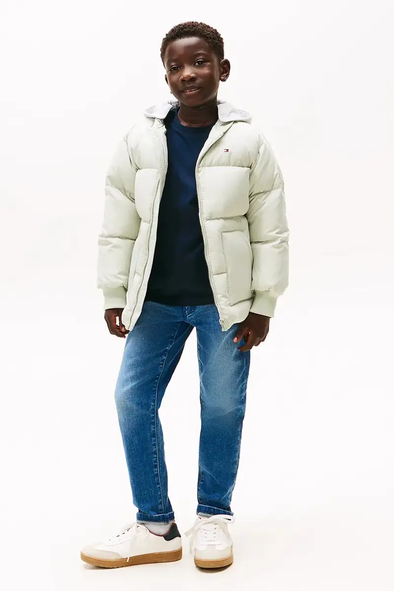 piumino bambini colore beige KB0KB09815 Verde miniatura 5