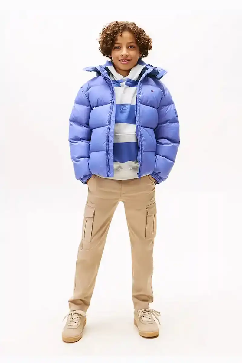 piumino bambini colore blu KB0KB10091 miniatura 5