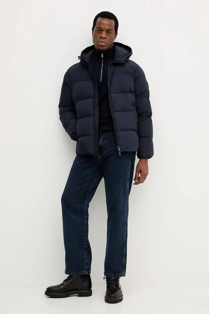 piumino colore blu navy MW0MW40616 miniatura 2