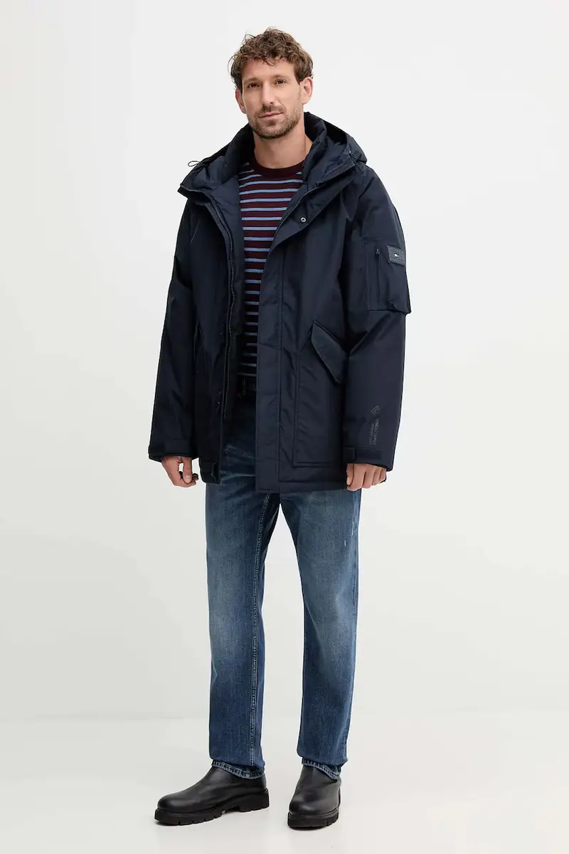 piumino colore blu navy MW0MW40627 miniatura 2