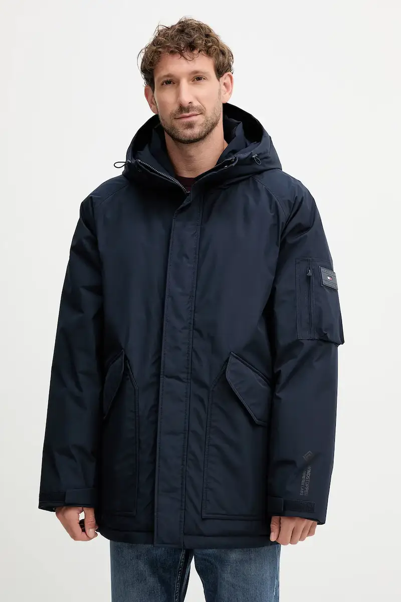 piumino colore blu navy MW0MW40627