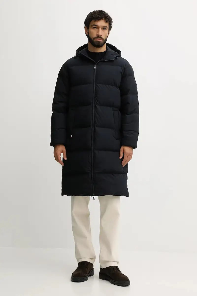 piumino colore blu navy MW0MW40628