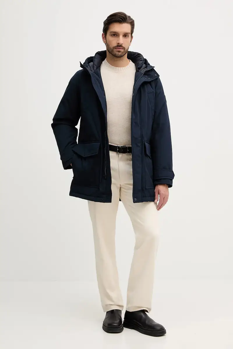 piumino colore blu navy MW0MW40632 miniatura 2