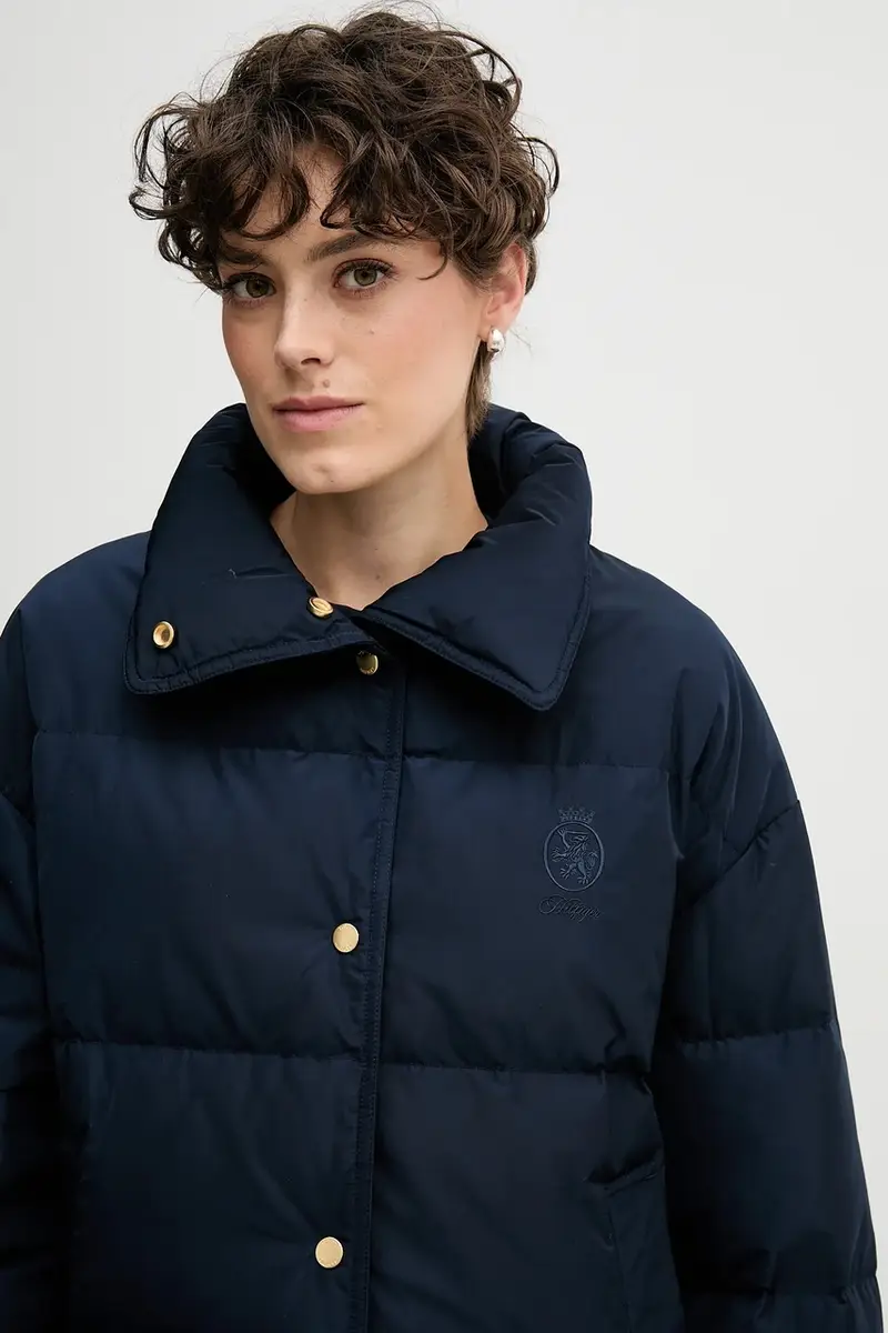 piumino colore blu navy WW0WW47294 miniatura 4