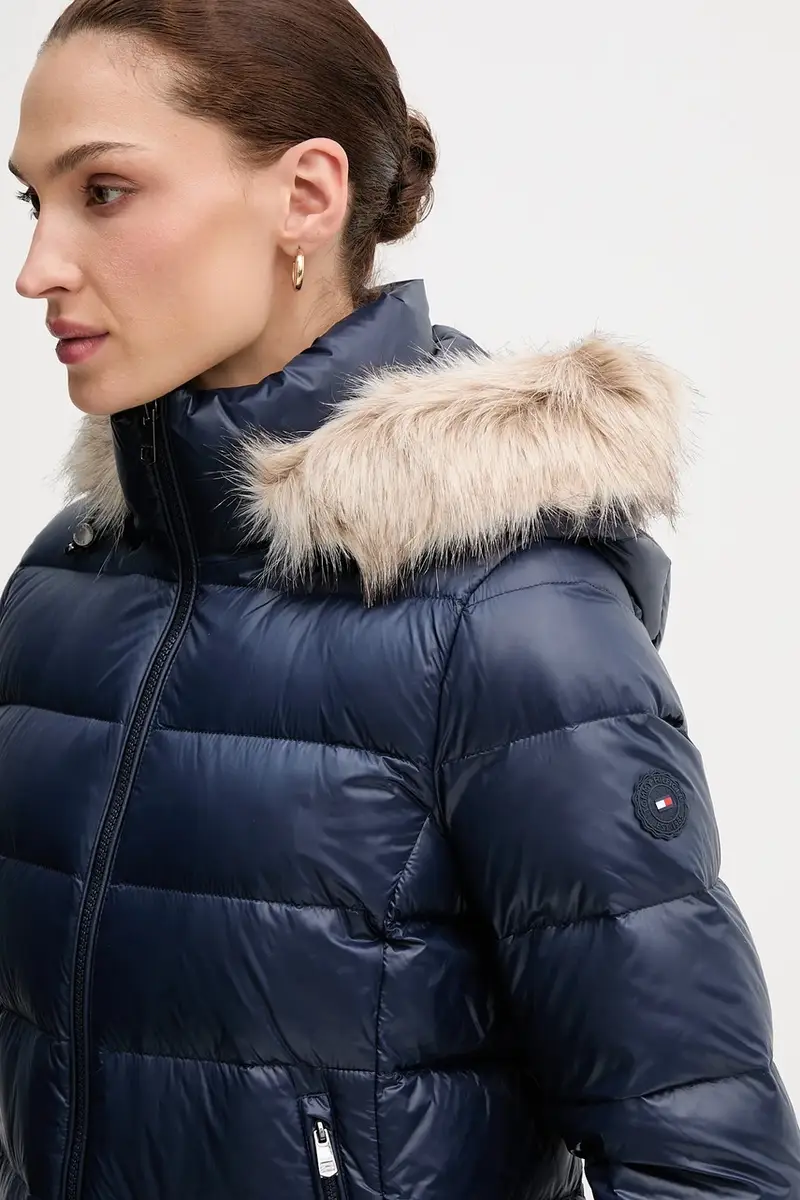 piumino colore blu navy WW0WW47354 miniatura 4