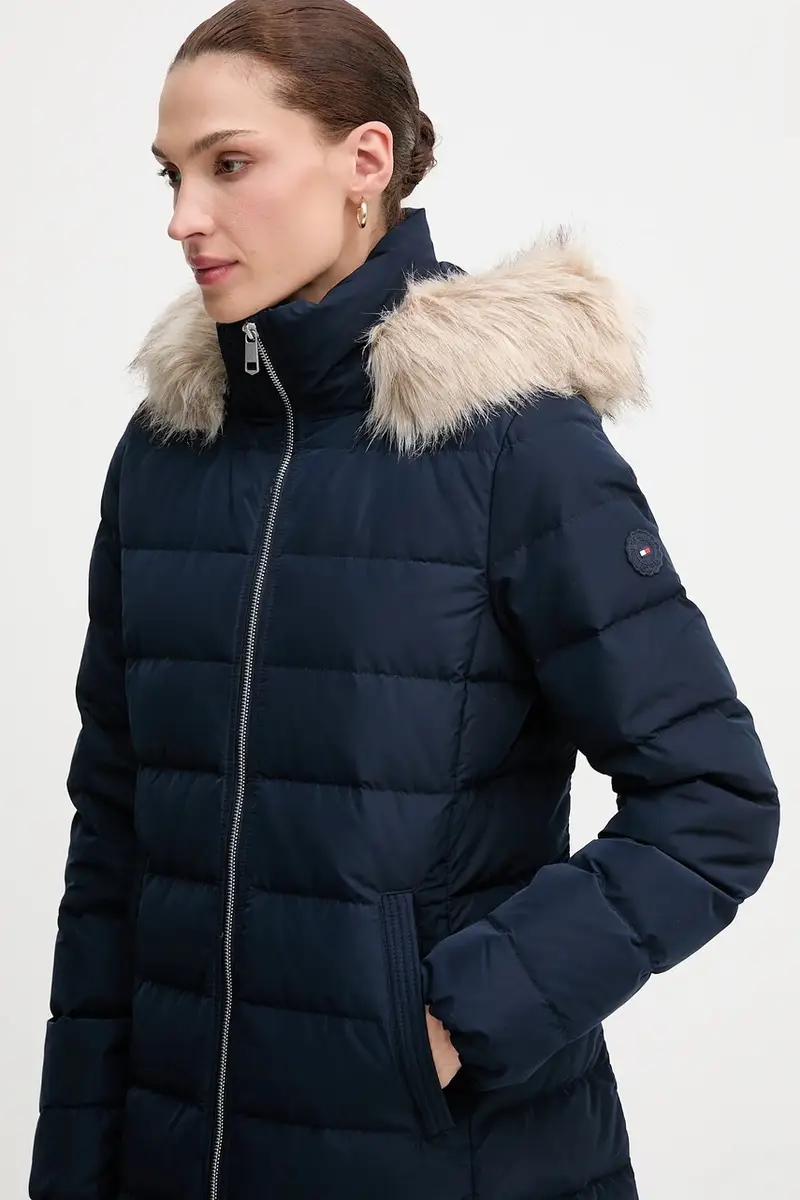 piumino colore blu navy WW0WW47542 miniatura 4