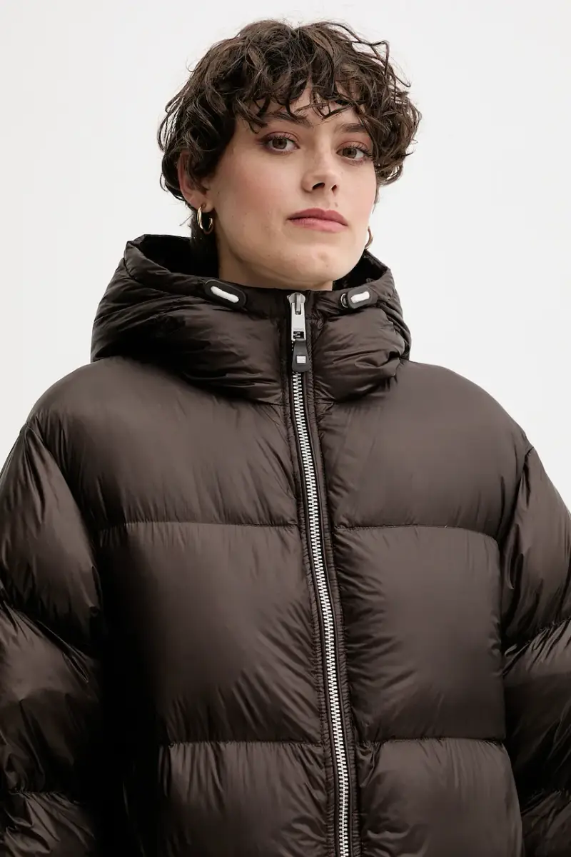 piumino colore marrone WW0WW46543 miniatura 4