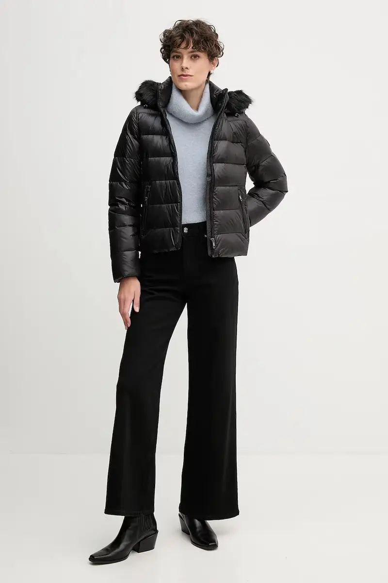 piumino colore nero WW0WW47354 miniatura 2