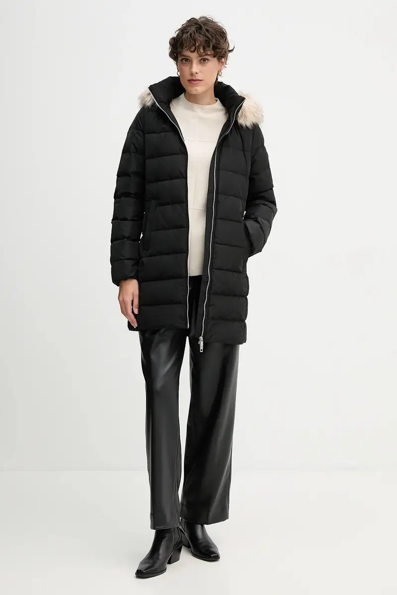 piumino colore nero WW0WW47540 miniatura 2