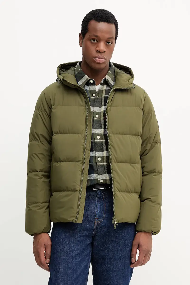 piumino colore verde MW0MW40616