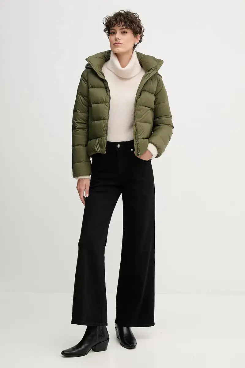 piumino colore verde WW0WW43581 miniatura 2