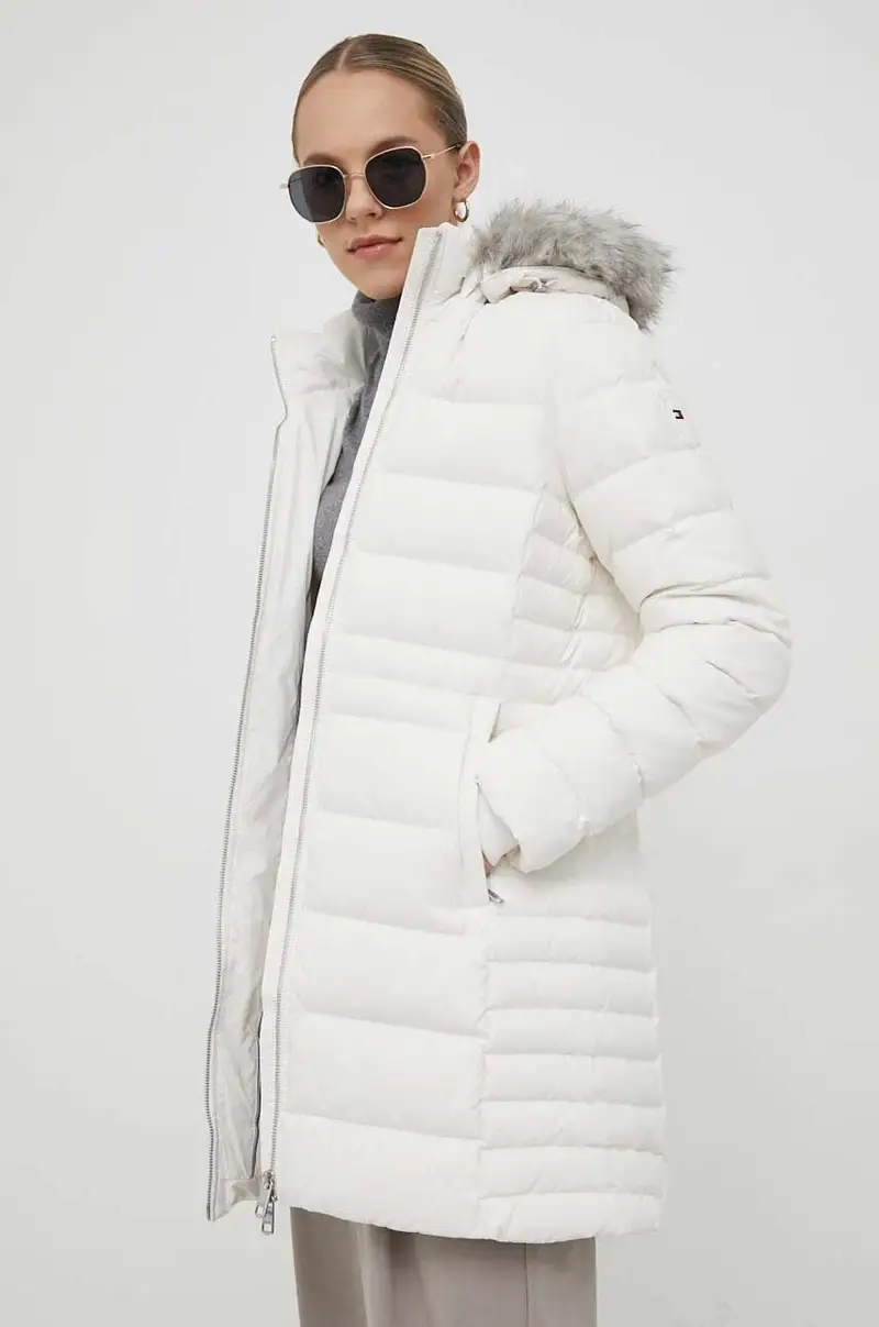 piumino donna Beige miniatura 3