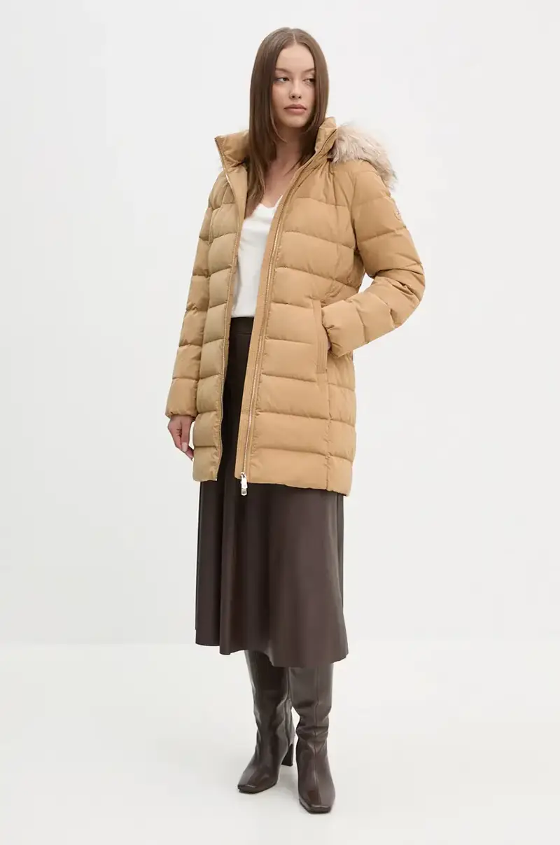 piumino donna colore beige WW0WW43234 miniatura 2