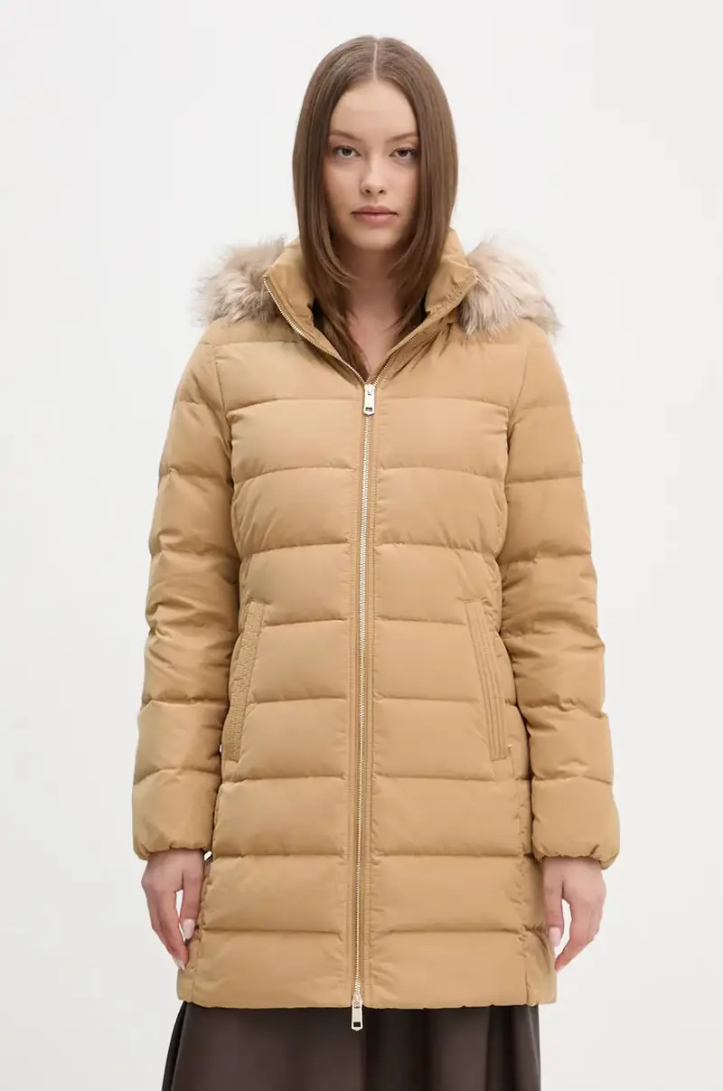 piumino donna colore beige WW0WW43234 miniatura 4