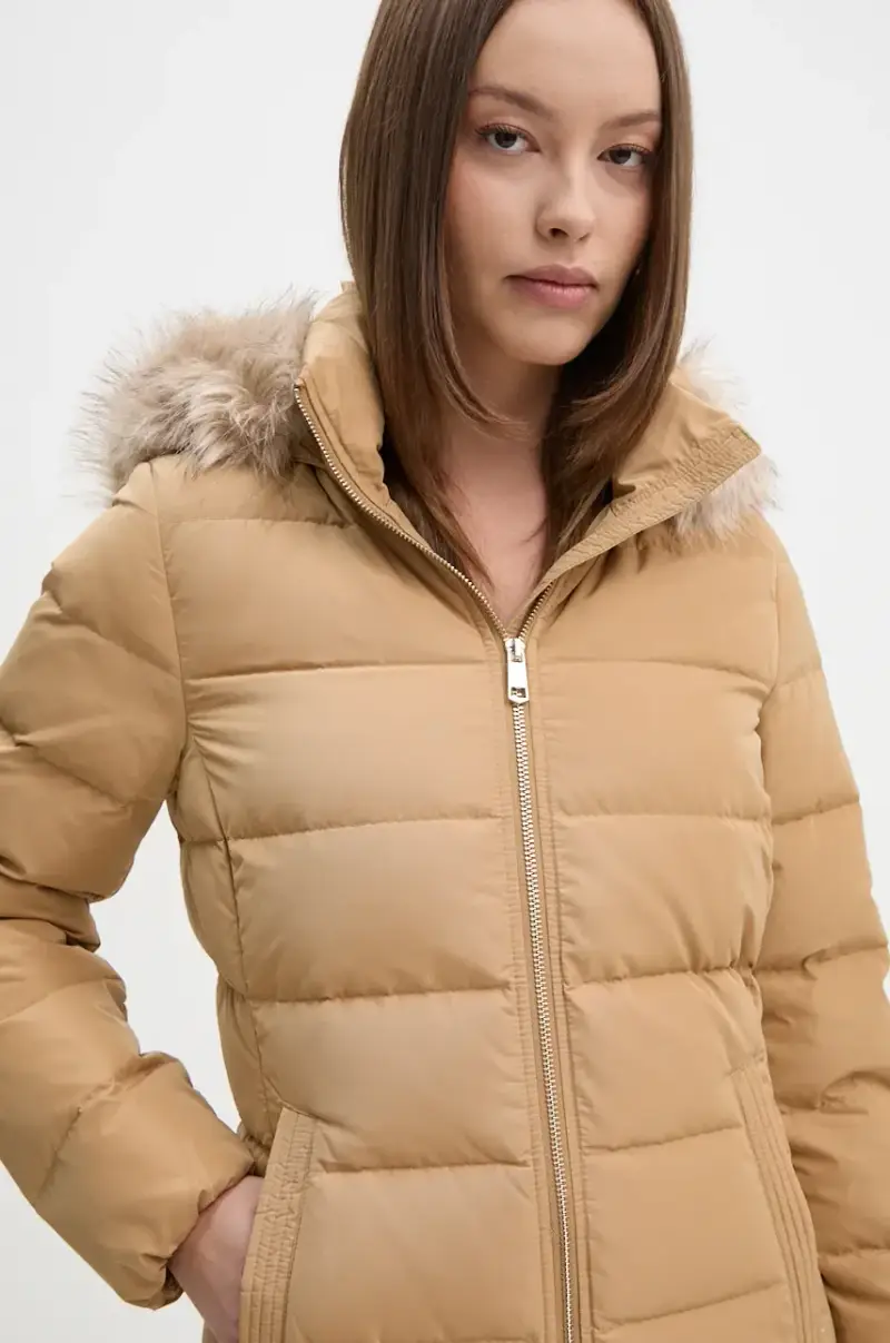 piumino donna colore beige WW0WW43234 miniatura 5