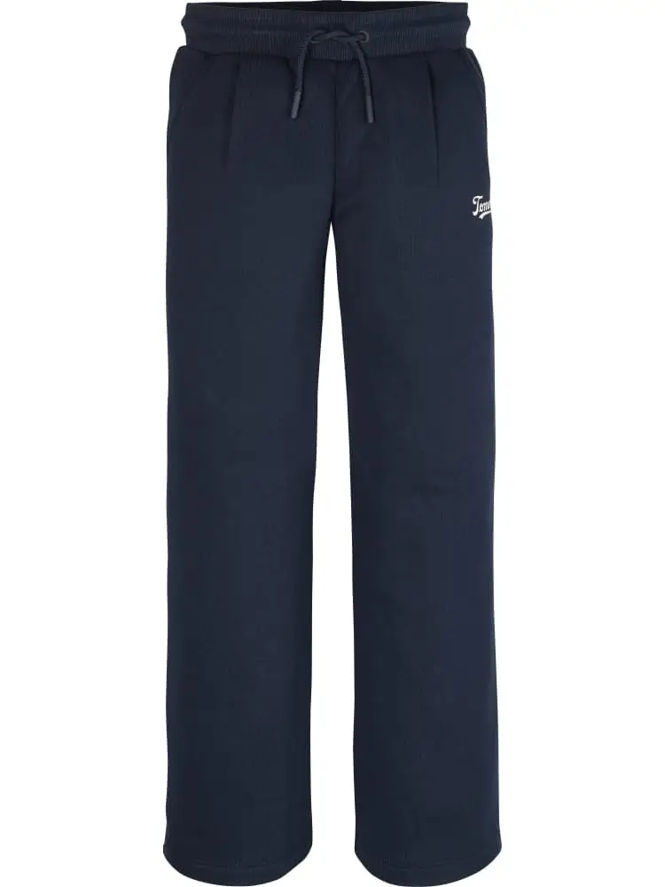 pnatalone joggers kids/junior in cotone blu con logo