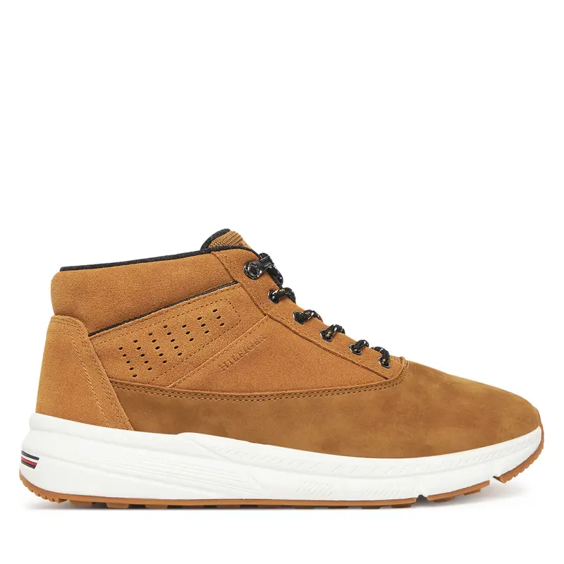 Polacchine Tommy Hilfiger Hilfiger W Nbk Sde Hybrid Boot FM0FM05609 Marrone