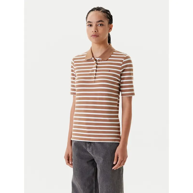Tommy Hilfiger Polo Marrone 3222089