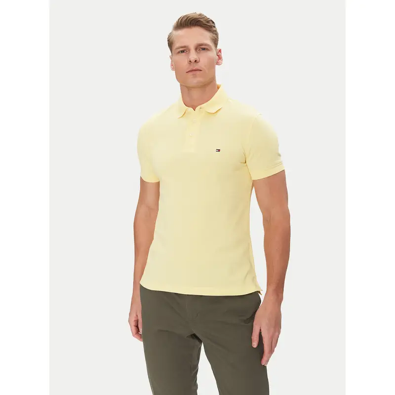 Polo 1985 MW0MW17771 Giallo Slim Fit