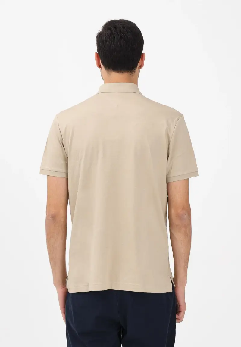 Tommy Hilfiger Polo Uomo Beige 3982985 miniatura 3