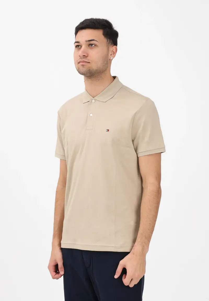 Tommy Hilfiger Polo Uomo Beige 3982985