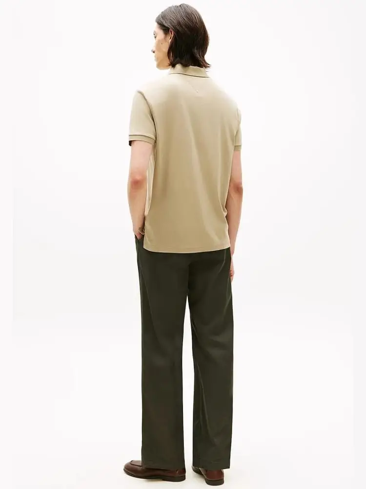 polo beige uomo mini logo miniatura 2