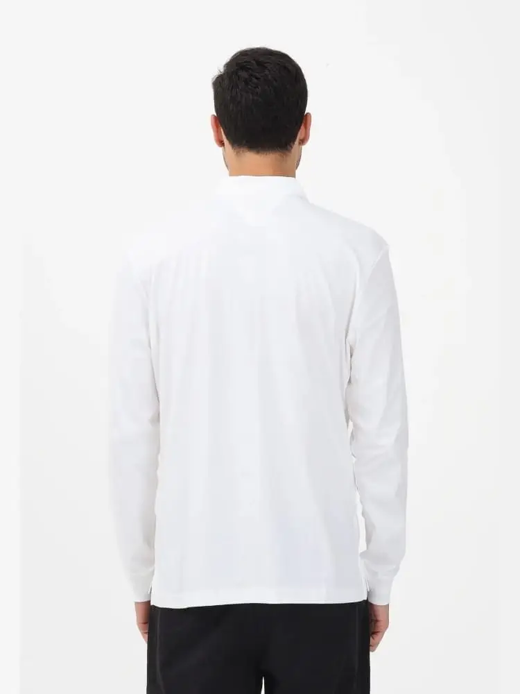 polo bianca uomo mini logo miniatura 2