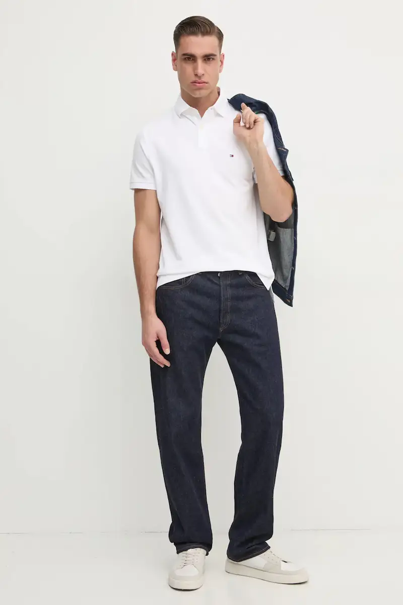 Tommy Hilfiger Polo Bianco 3576392 miniatura 2