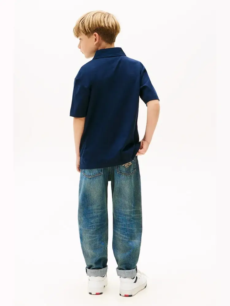 Tommy Hilfiger Polo Bambino Blu 2856707 miniatura 2