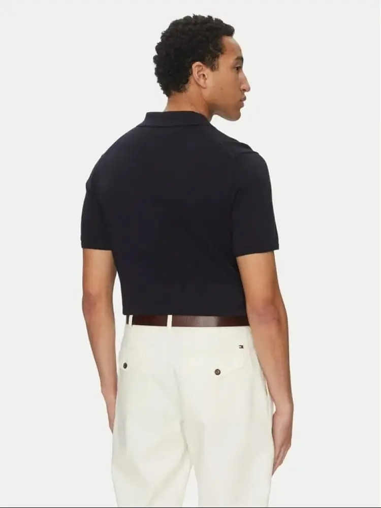 polo blu navy uomo mini logo miniatura 2