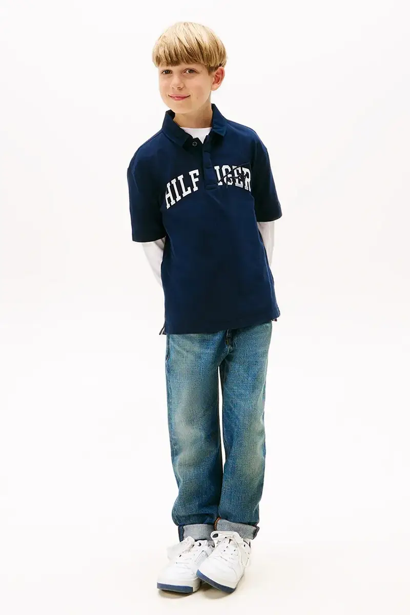 polo colore blu navy KB0KB09717 miniatura 3