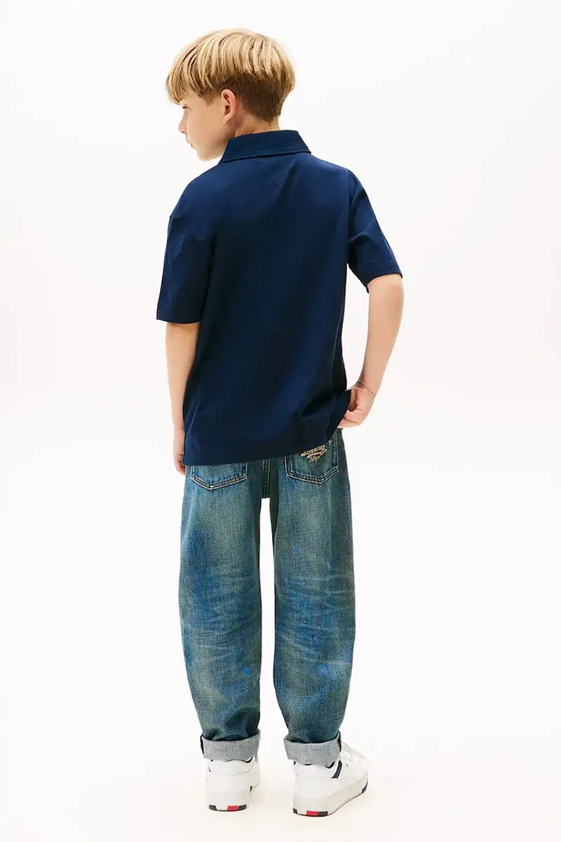 polo colore blu navy KB0KB09717 miniatura 4