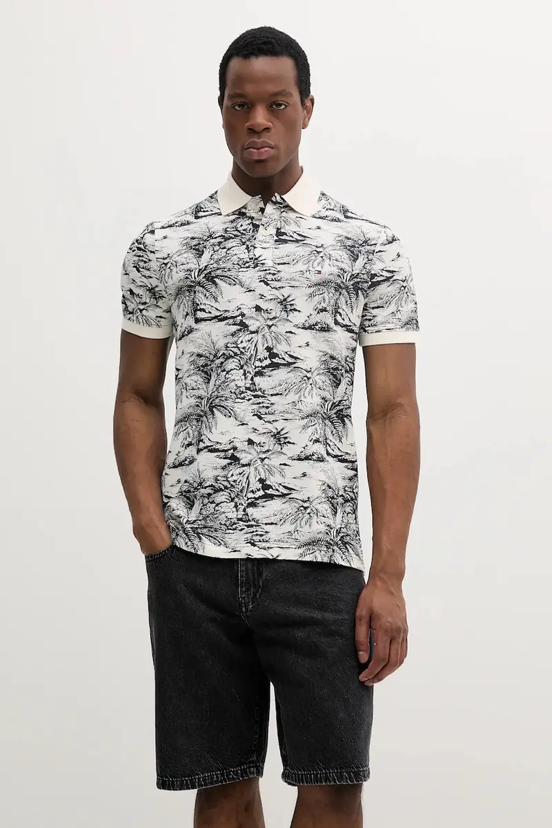 Tommy Hilfiger Polo Uomo Beige 2213959